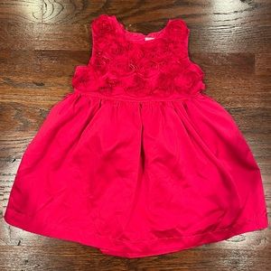 Rosebud sleeveless dress